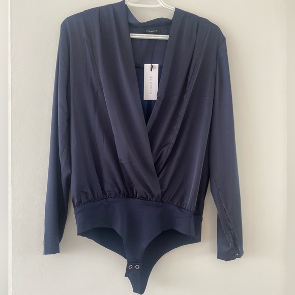 Dynamite Satin Body-Suit - Picture 5 of 5